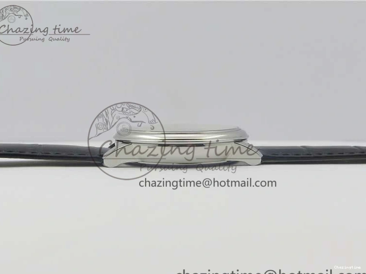 0316 MultiPurpose De Ville Prestige Real PR SS ZF 1:1 Best Edition White Dial Blue Markers on Black Leather Strap MIYOTA 7941